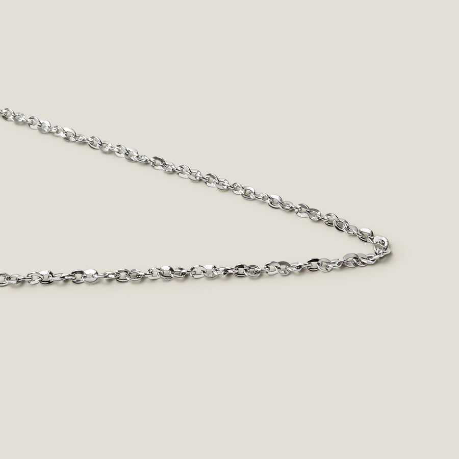 Collar de cadena de eslabones refinada