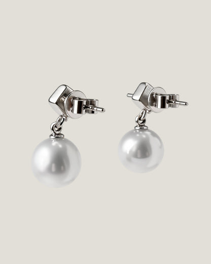 Organic Form Pearl Earrings