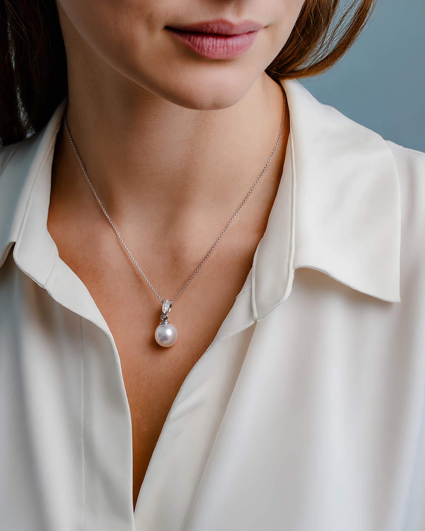 Aura Pearl Diamond Pendant