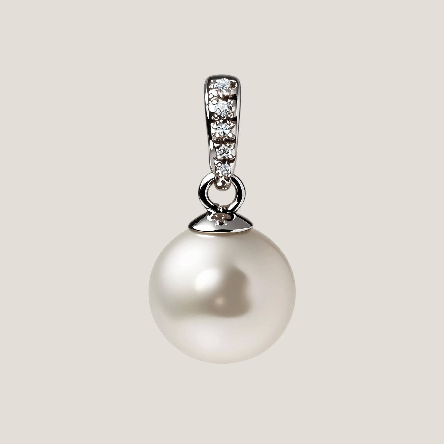Linea Pearl Diamond Pendant