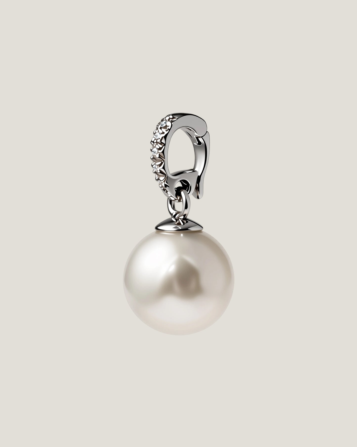Linea Pearl Diamond Pendant